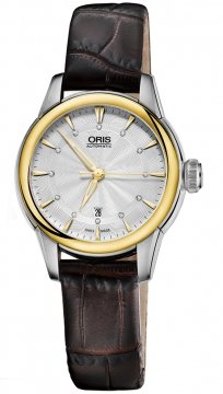 Buy this new Oris Artelier Date 31mm 01 561 7687 4351-07 5 14 70FC ladies watch for the discount price of £994.00. UK Retailer.